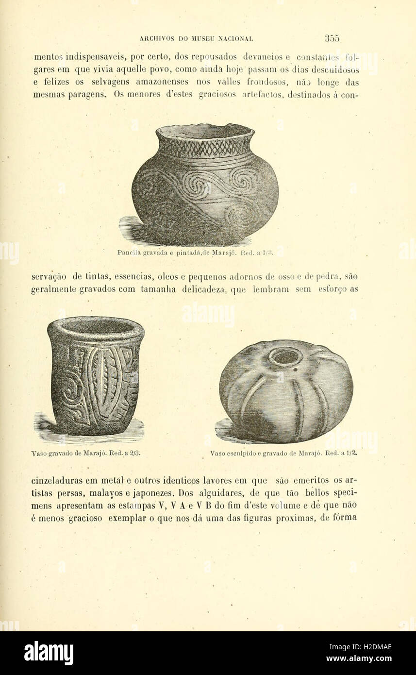 Archivos do Museu Nacional do Rio de Janeiro (Page 355) Stock Photo