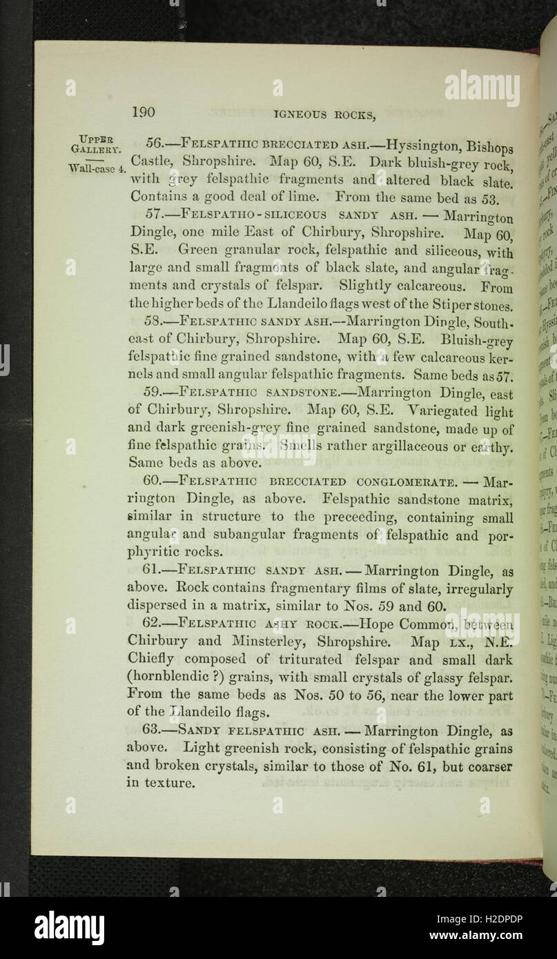 A catalogue describing the rock specimens in the Museum of Practical ...