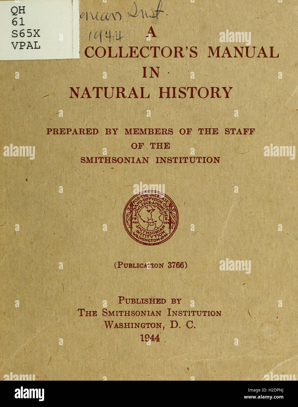 A field collector's manual in natural history Stock Photo Alamy