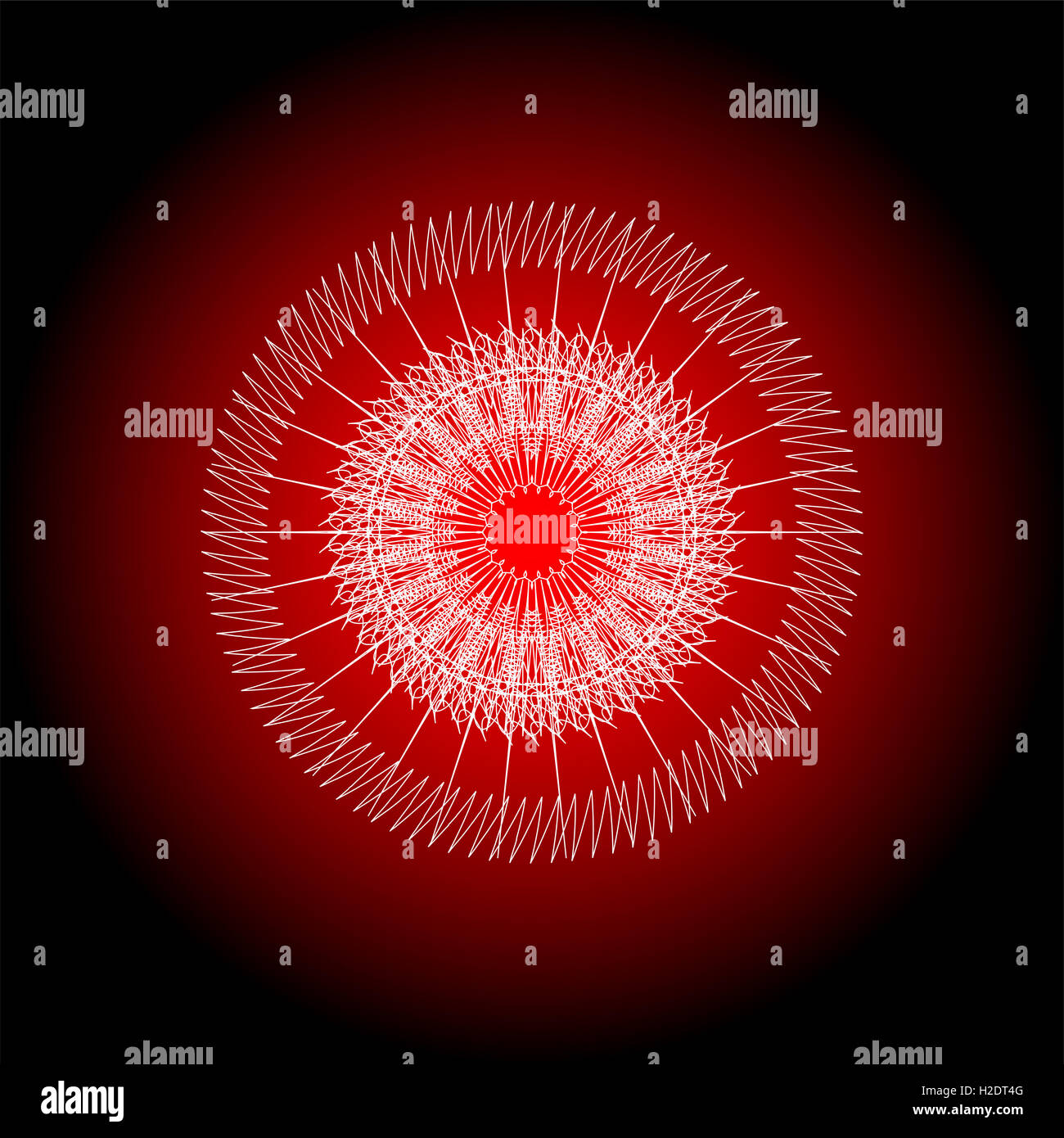 red Decorative design certificate elements. guilloche Patterns set Stock Photo