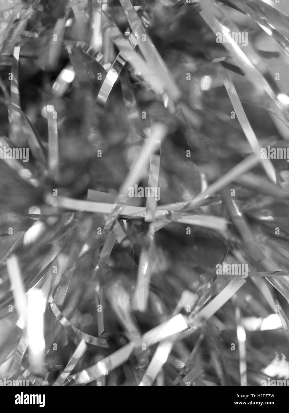 Tinsel texture Black and White Stock Photos & Images - Alamy