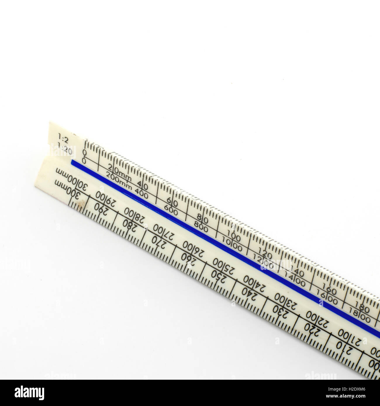 ruler isolated on white Stock Photo - Alamy