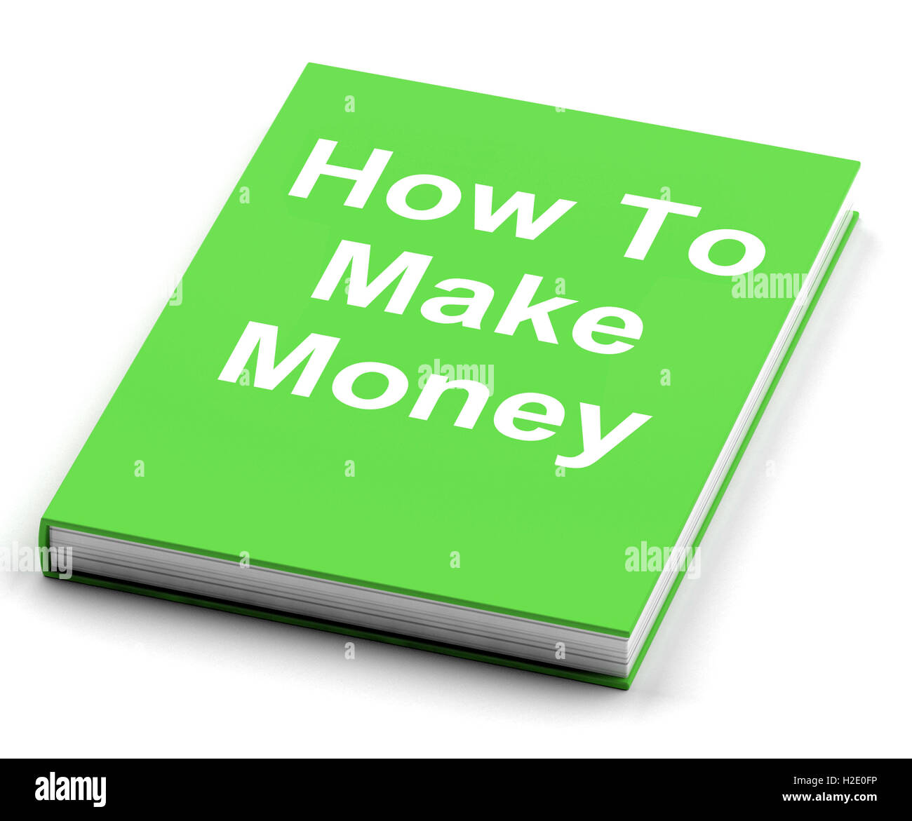 How To Make Money Book Shows Earn Cash Stock Photo