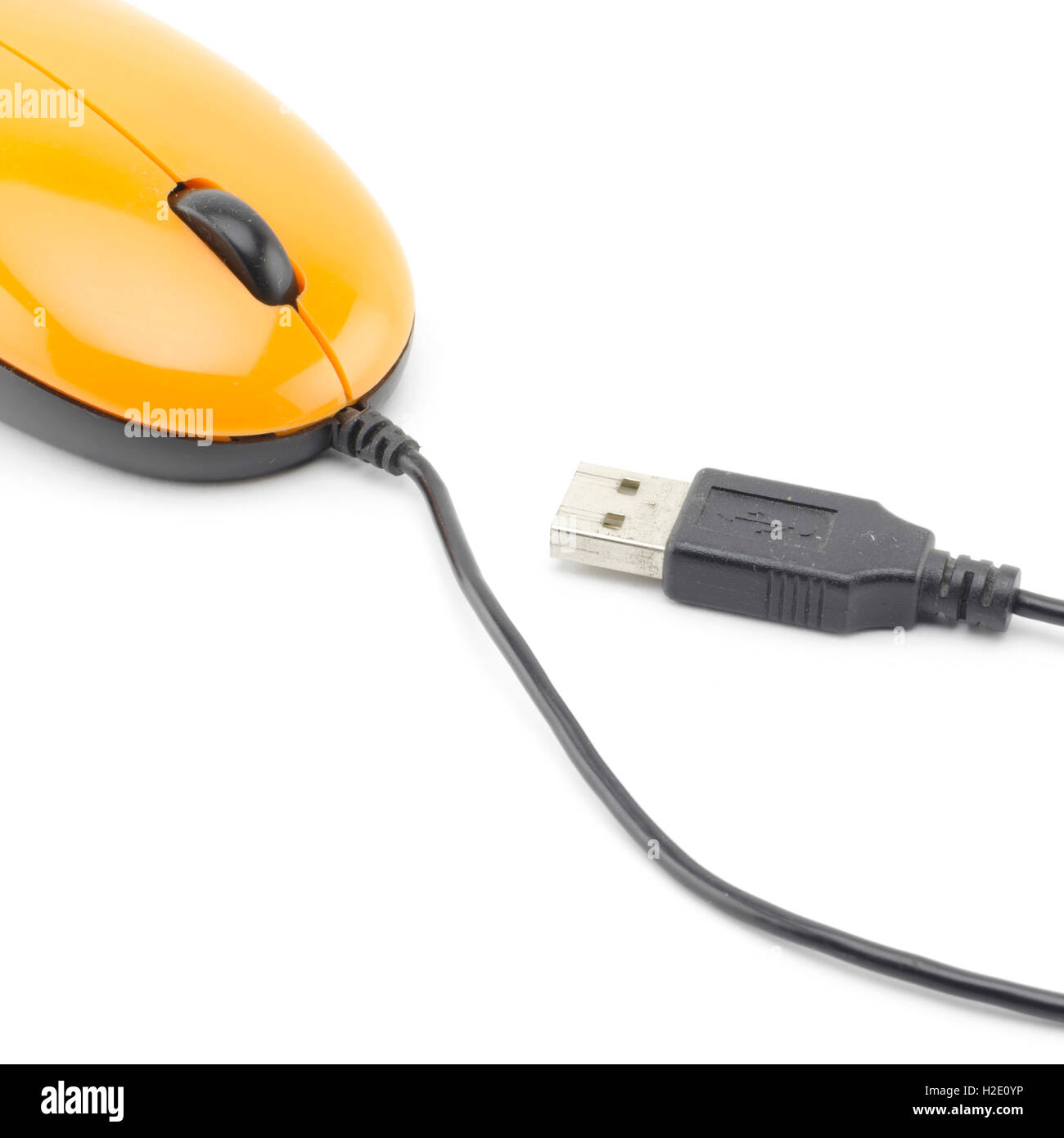 orange mouse isolated on white Stock Photo Alamy