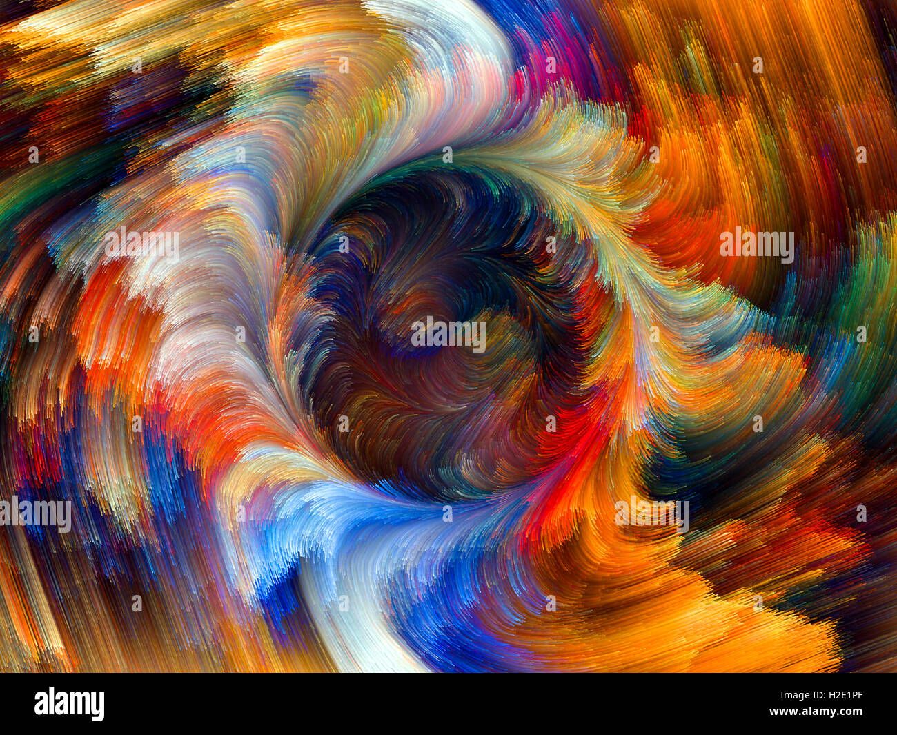 Undlating Color Unfolding of Color Stock Photo - Alamy