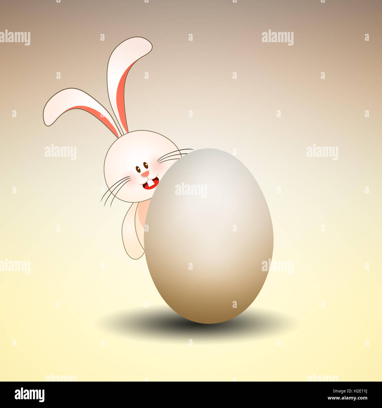 Yellow Sugar Egg with Bunny main image 0