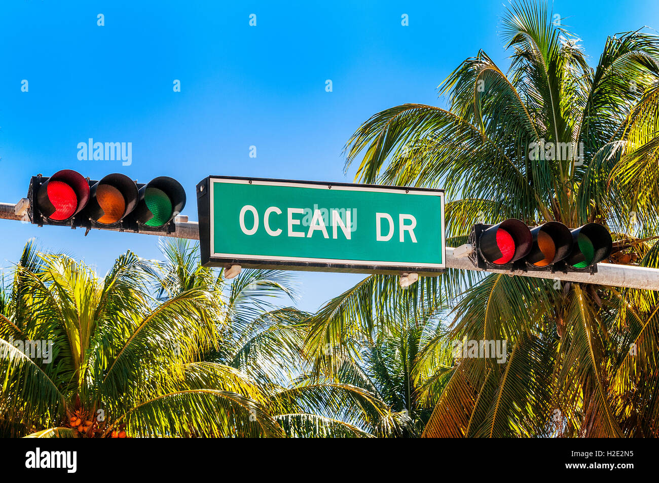 Miami beach, Floride, USA Stock Photo