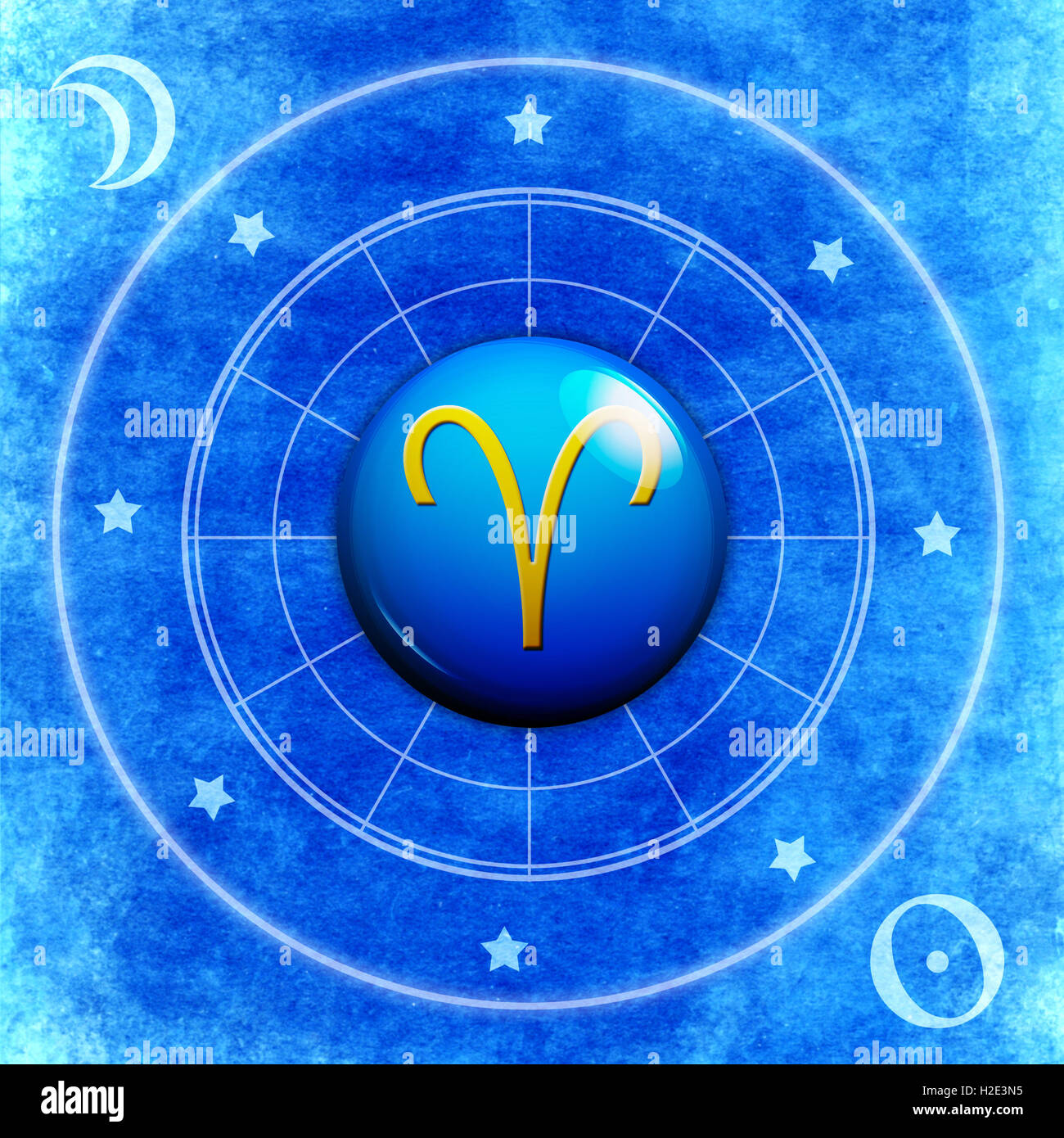 Aries astrology sign Stock Photo - Alamy