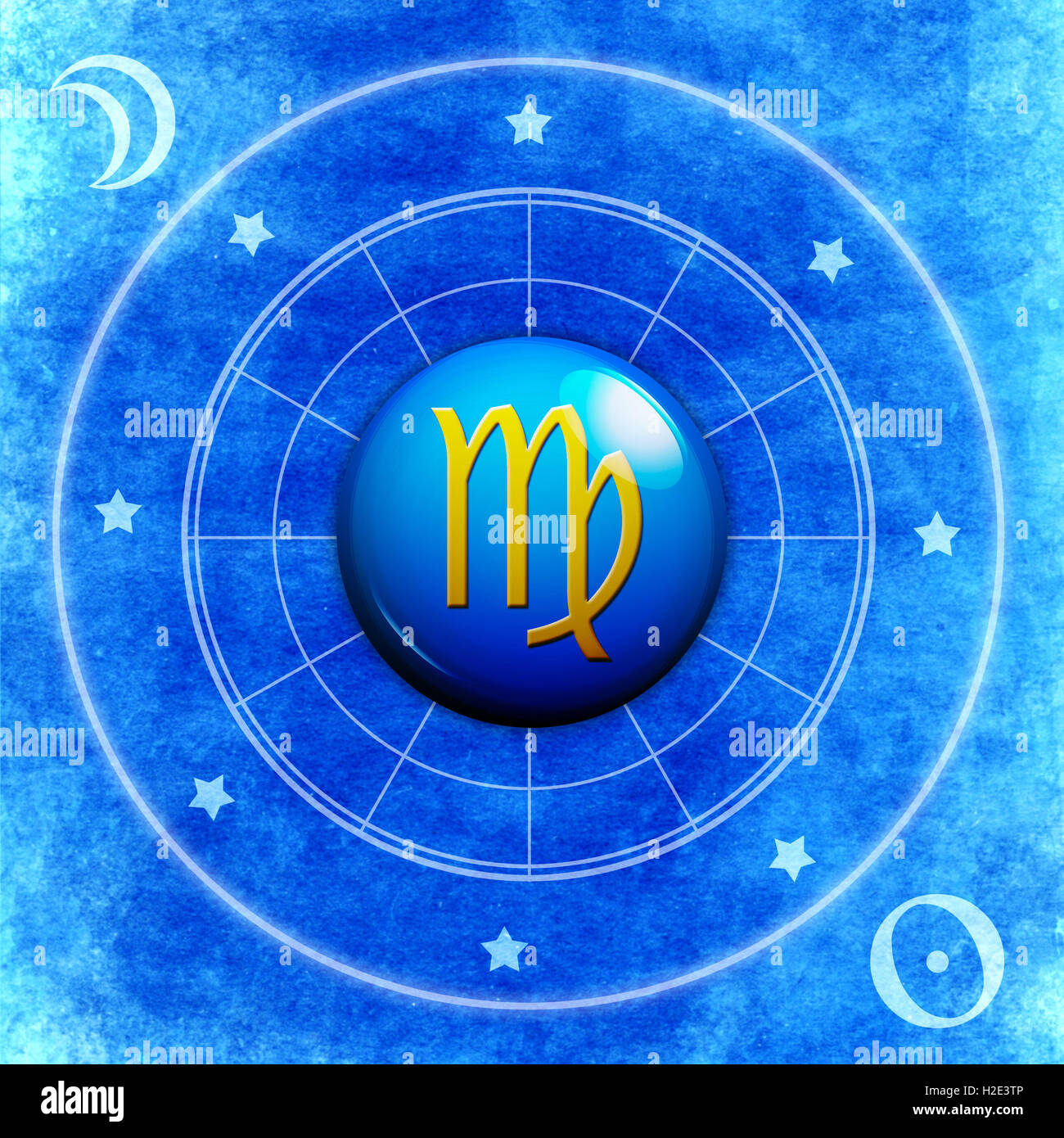 Virgo astrology sign Stock Photo Alamy