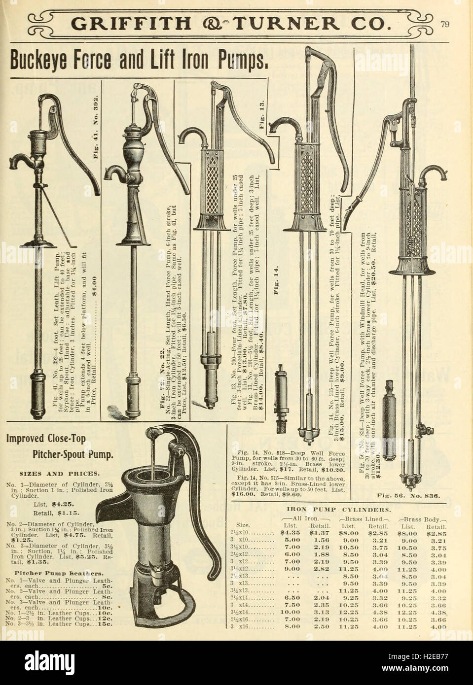 1905 Griffith and Turner Co (Page 79) Stock Photo