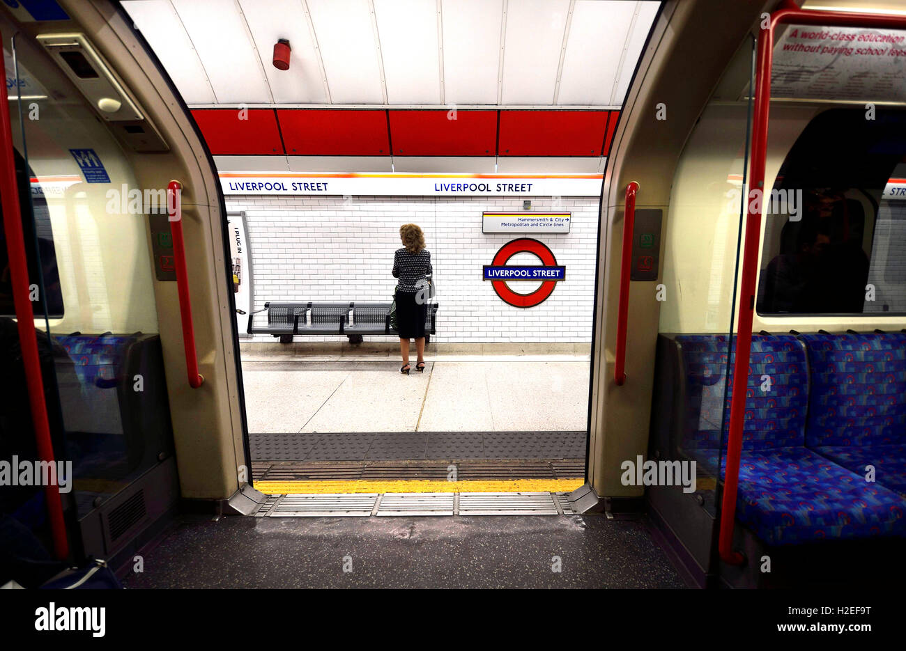 Open Tube Train Doors Stock Photos Open Tube Train Doors