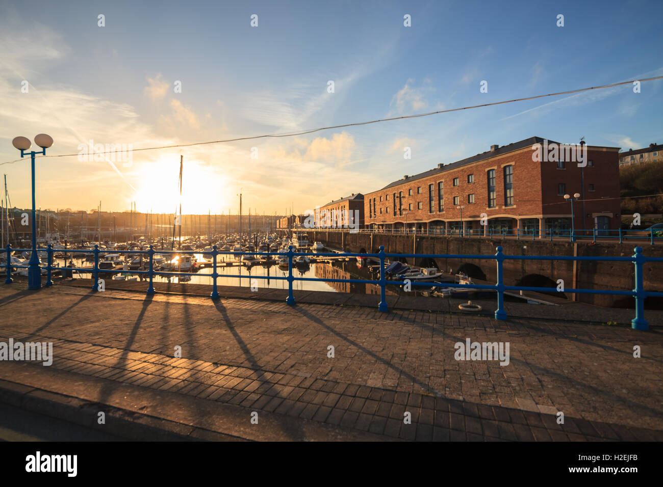 Milford Haven Marina Stock Photo Alamy