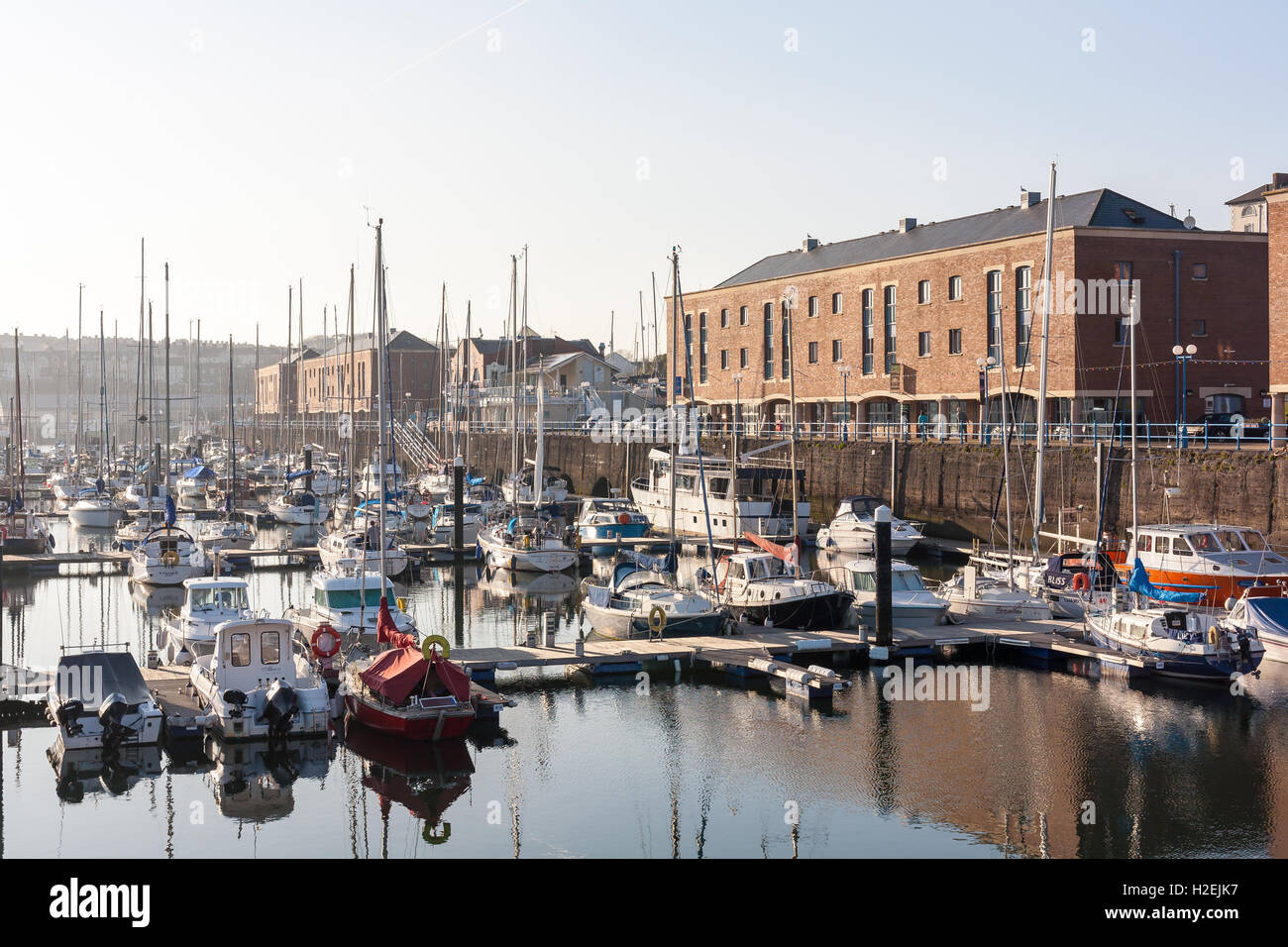 MIlford Haven Marina Stock Photo Alamy