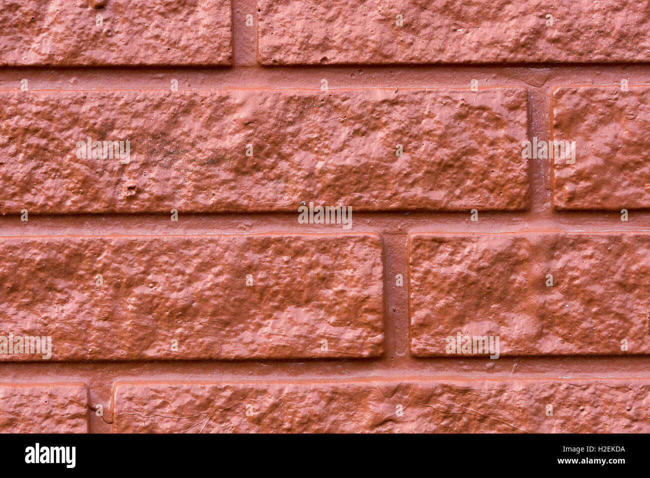 Painted Brick Wall Close Up Stock Photo Alamy