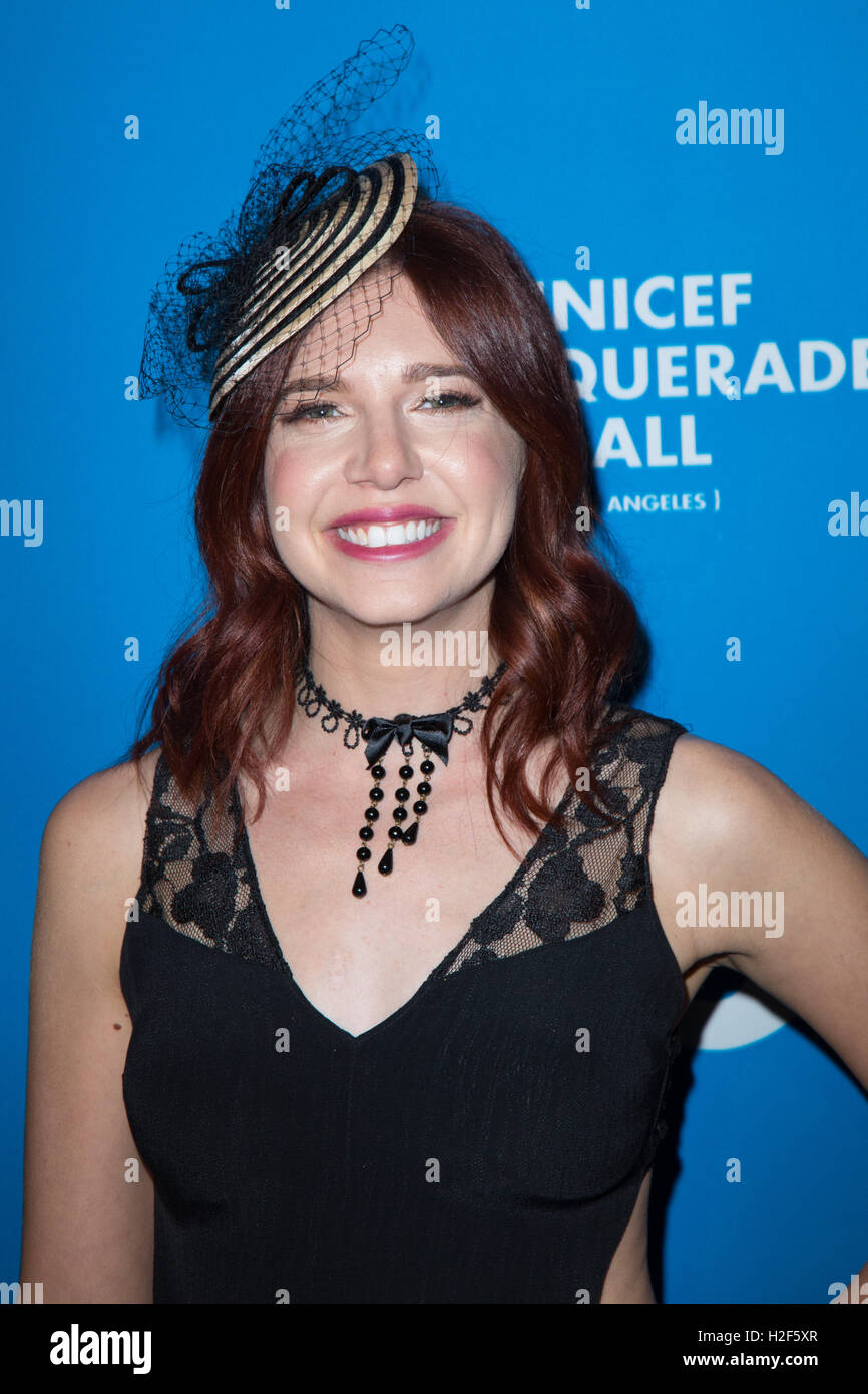 Los Angeles, USA. 27th October, 2016. Missy Modell attends the 4th Annual UNICEF Masquerade Ball at Clifton's Cafeteria on October 27, 2016 in Los Angeles, California. Credit:  The Photo Access/Alamy Live News Stock Photo