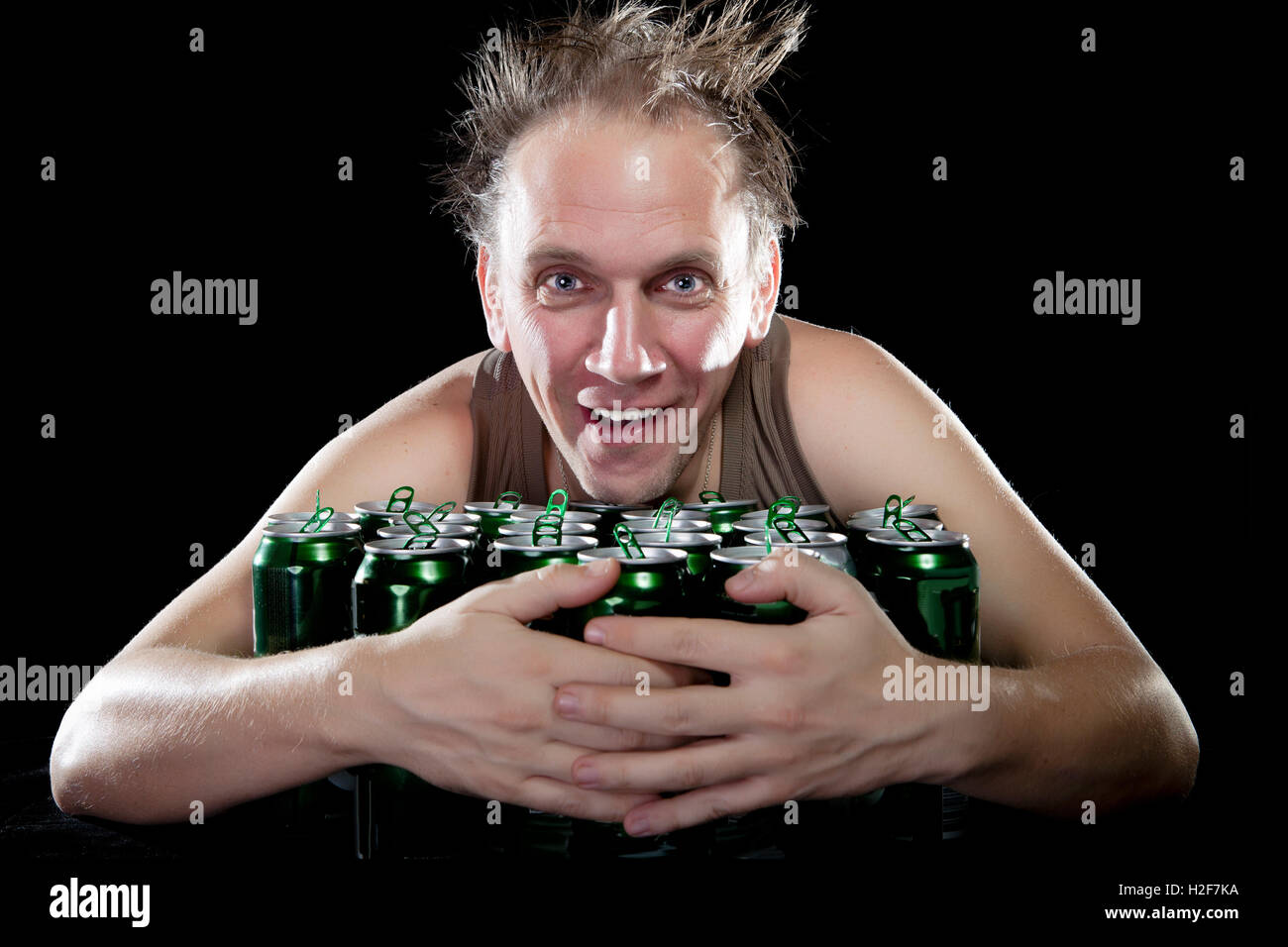 Man Drunk Beer Cans Stock Photos & Man Drunk Beer Cans Stock Images Alamy