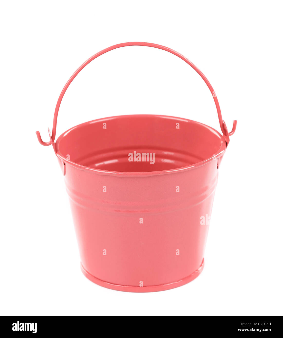 Light pink pail. Stock Photo