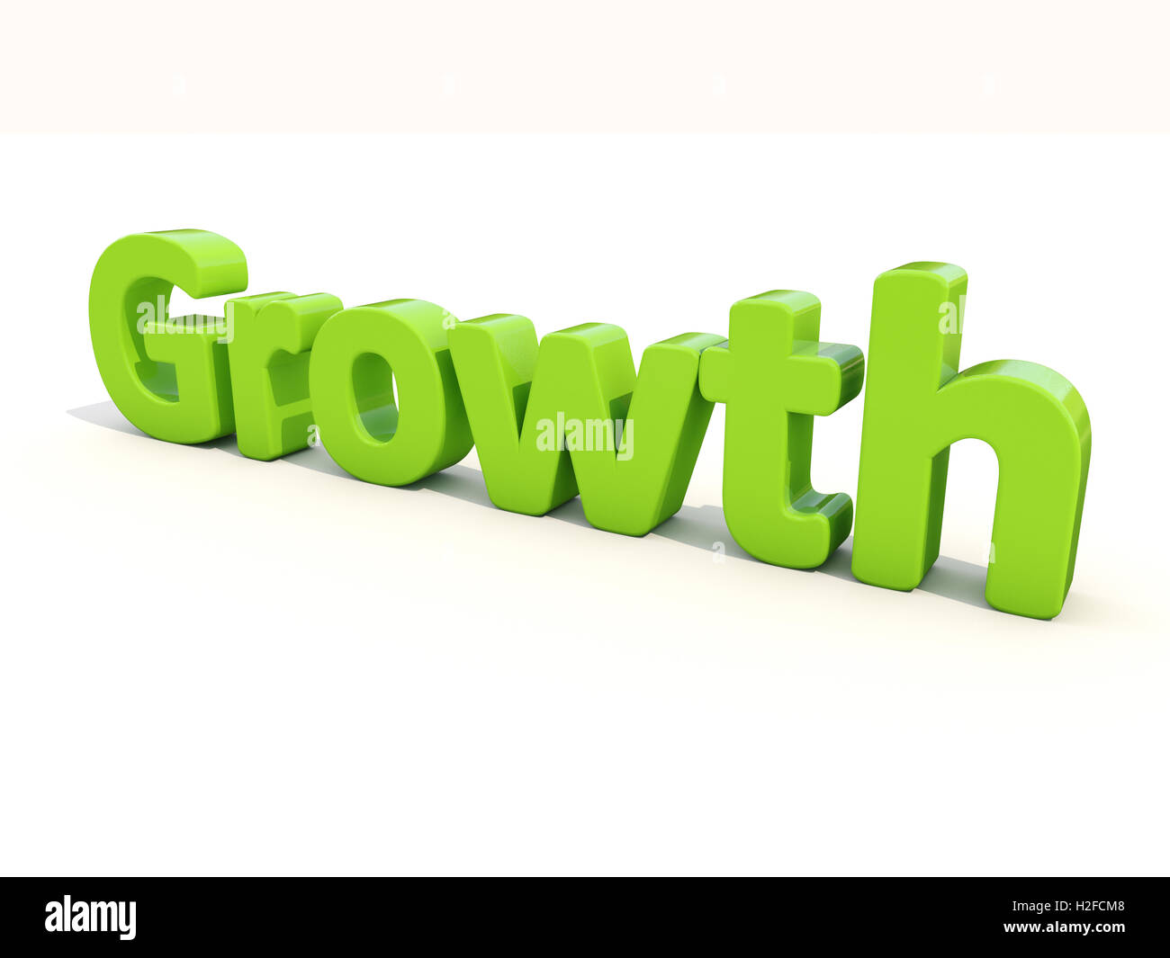 3d word growth Stock Photo Alamy