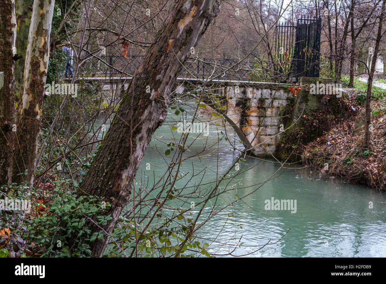 Tajo river. Palace of Aranjuez, Madrid, Spain Stock Photo - Alamy