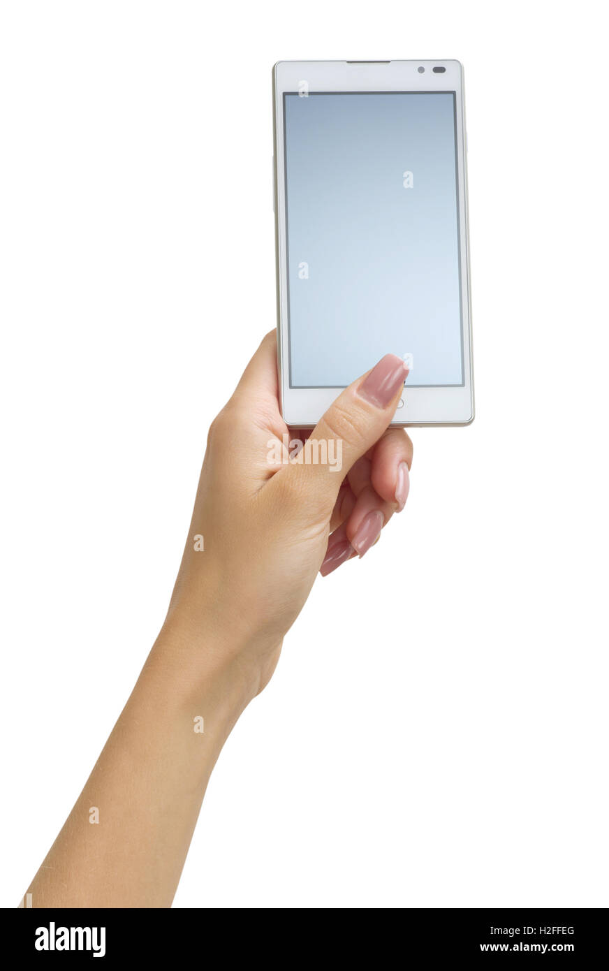 touchscreen smart phone Stock Photo