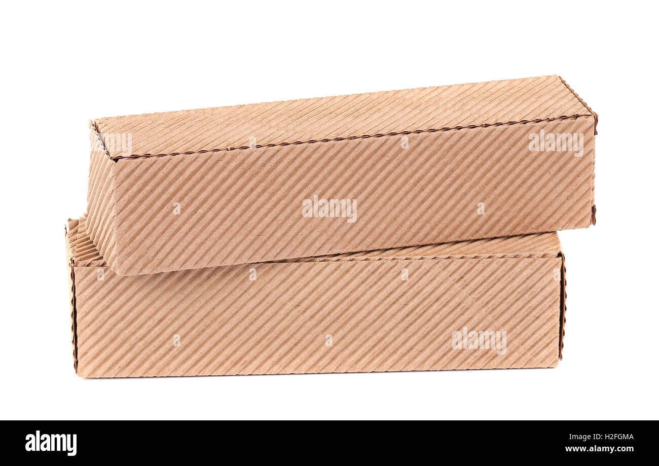 Stacks of cardboard boxes Stock Photo - Alamy