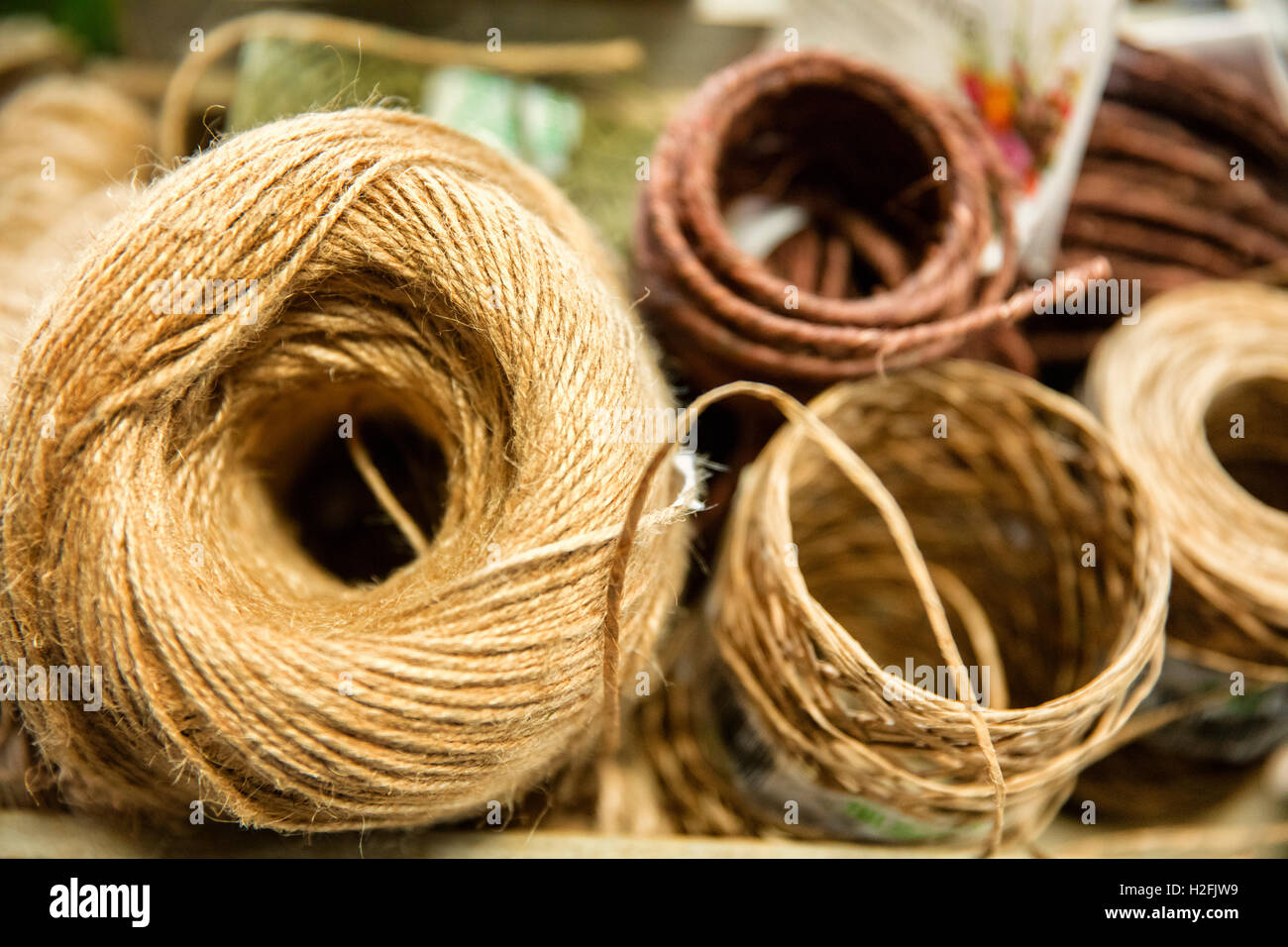 coloured hessian