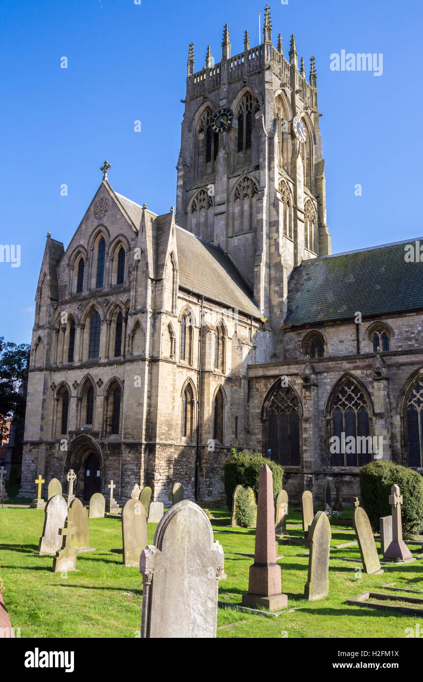 St. Augustine's Church, Hedon, East Riding, Yorkshire, England Stock Photo