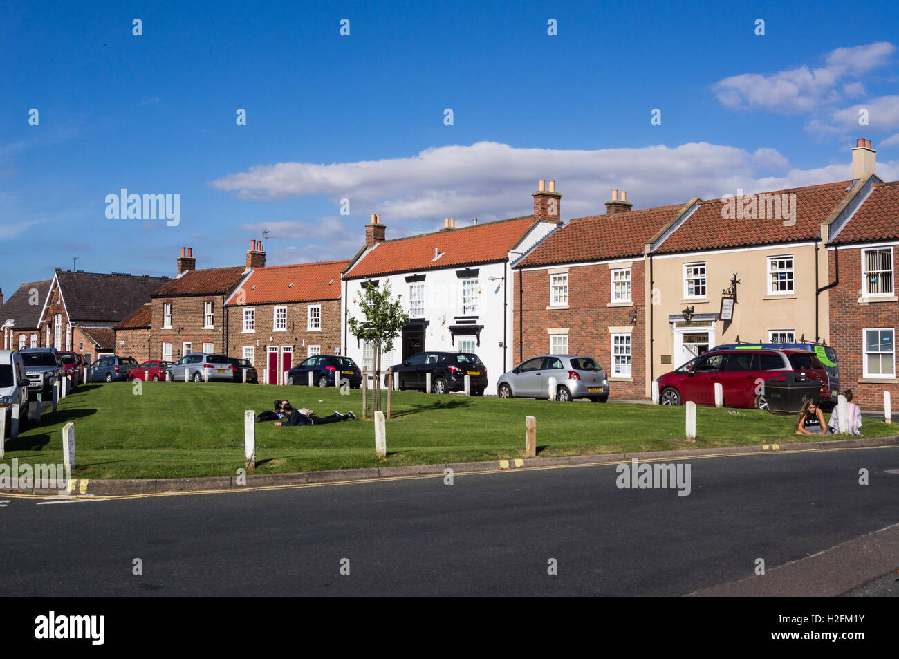 Market Hill, Hedon, East Riding, Yorkshire, England Stock Photo Alamy