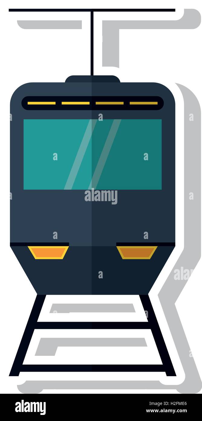 Isolated cable car ivehicle design Stock Vector Image & Art - Alamy