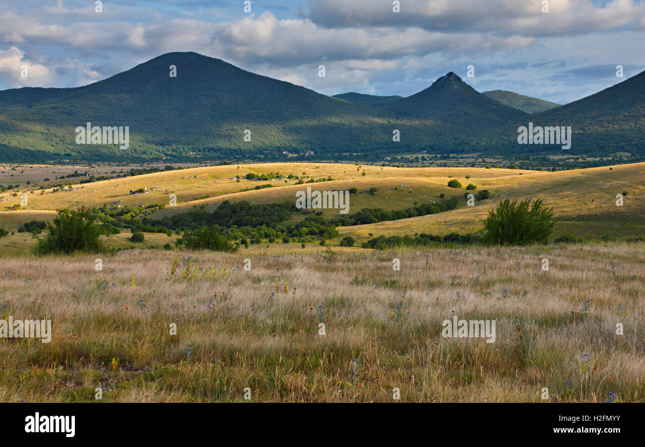 Nature landscape of Lika, Croatia Stock Photo