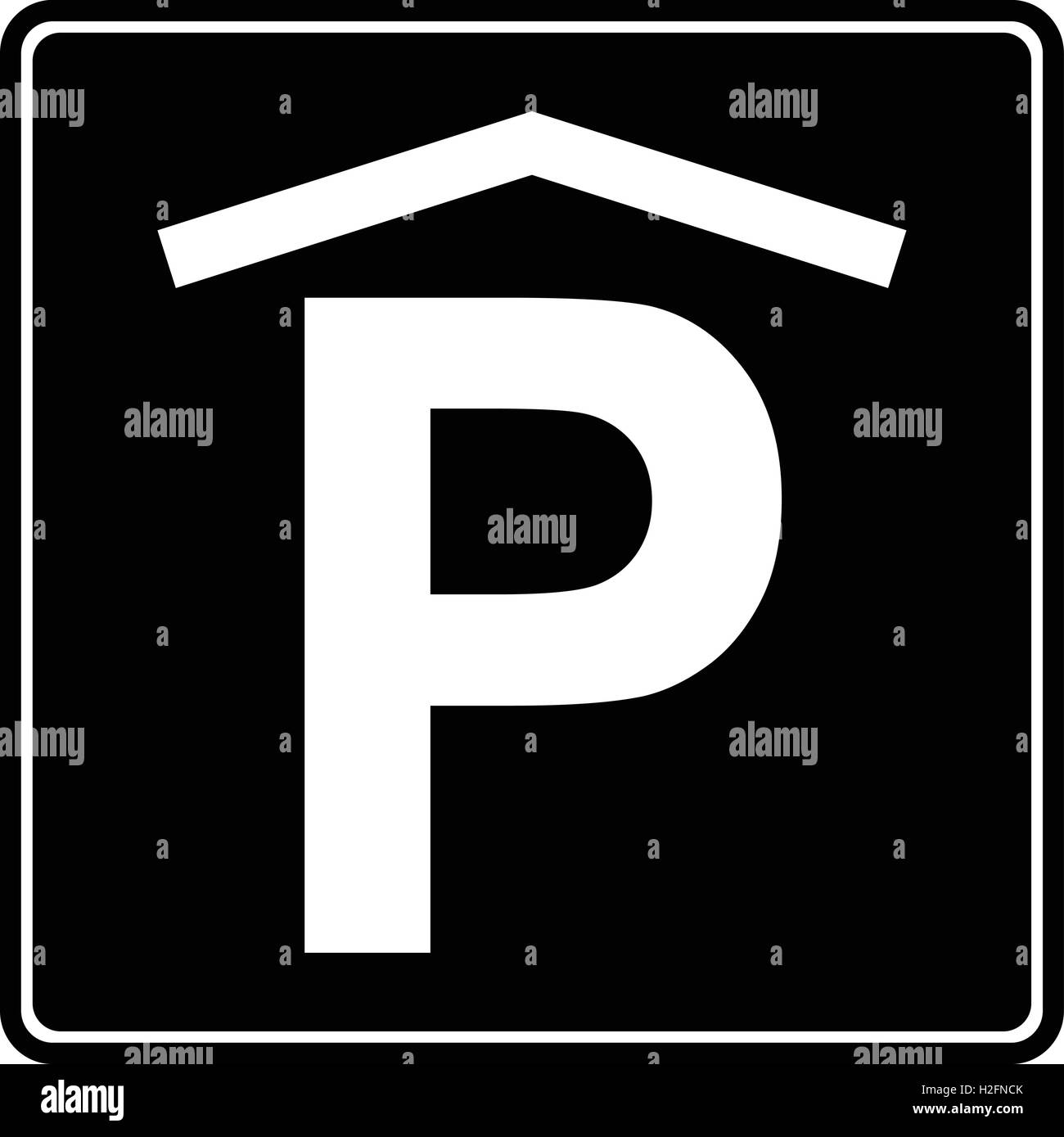 Parking garage sign, vector illustration Stock Vector Image & Art Alamy