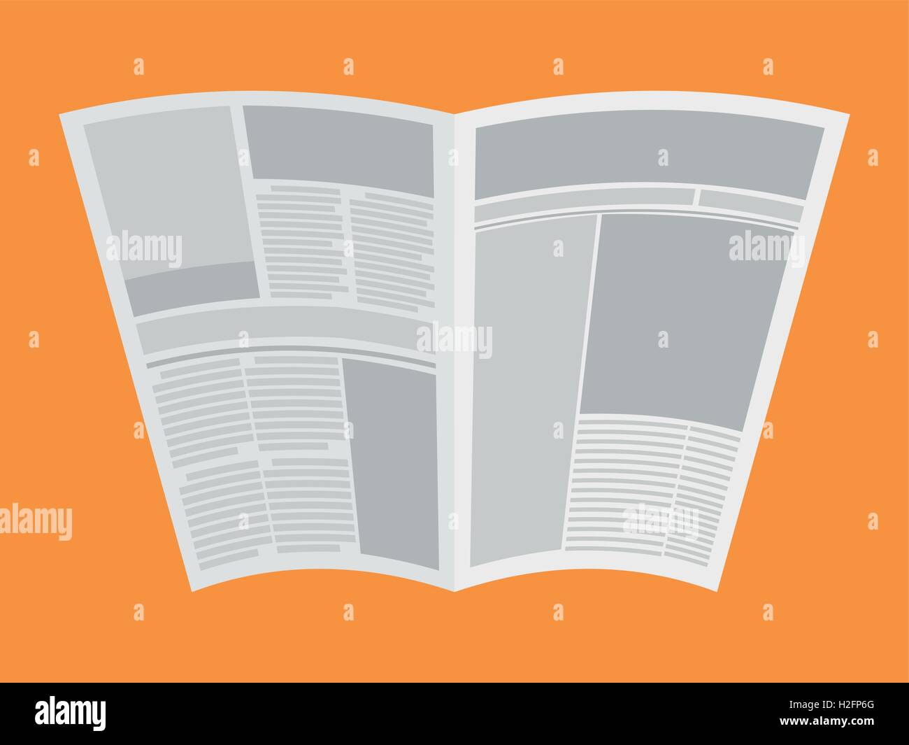 Colorful newspaper article design Stock Vector Image & Art - Alamy