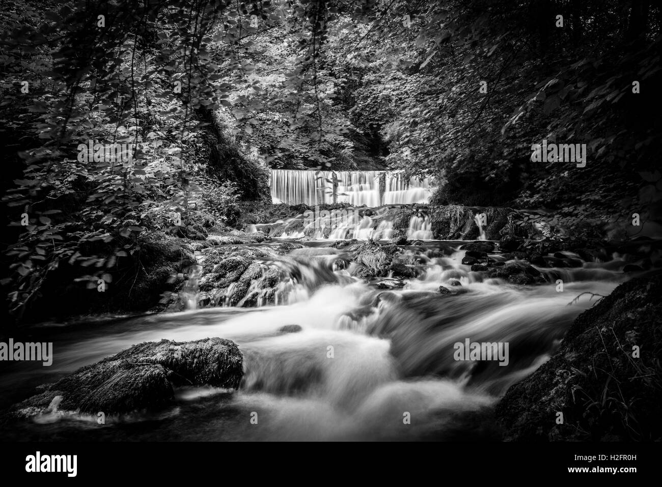 This is the lower Stock Ghyll falls in Ambleside Stock Photo Alamy