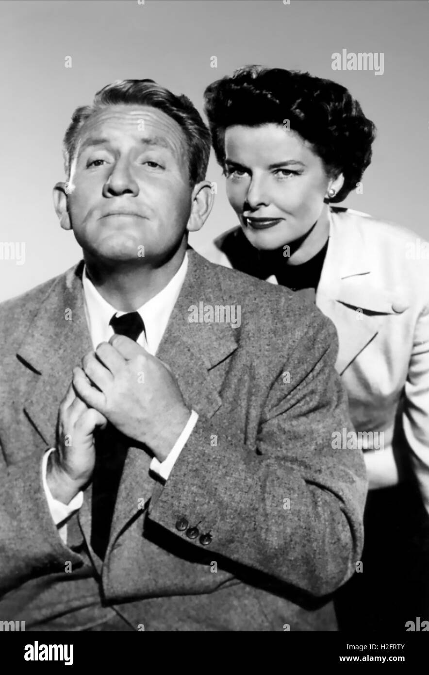 ADAM'S RIB 1949 MGM film with Katharine Hepburn and Spencer Tracy Stock Photo