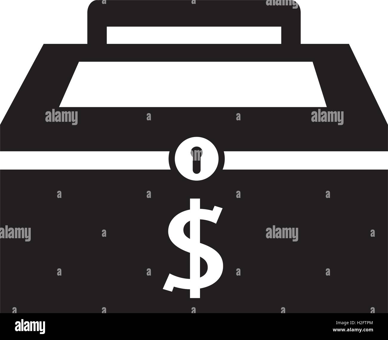 money security box icon Stock Vector Image & Art - Alamy