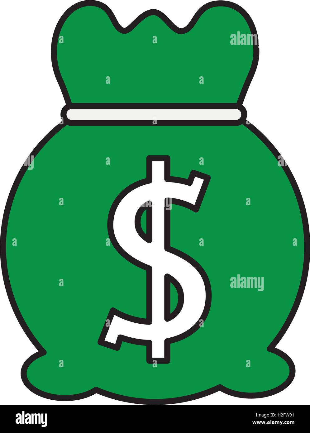 money bag sack icon Stock Vector Image & Art - Alamy