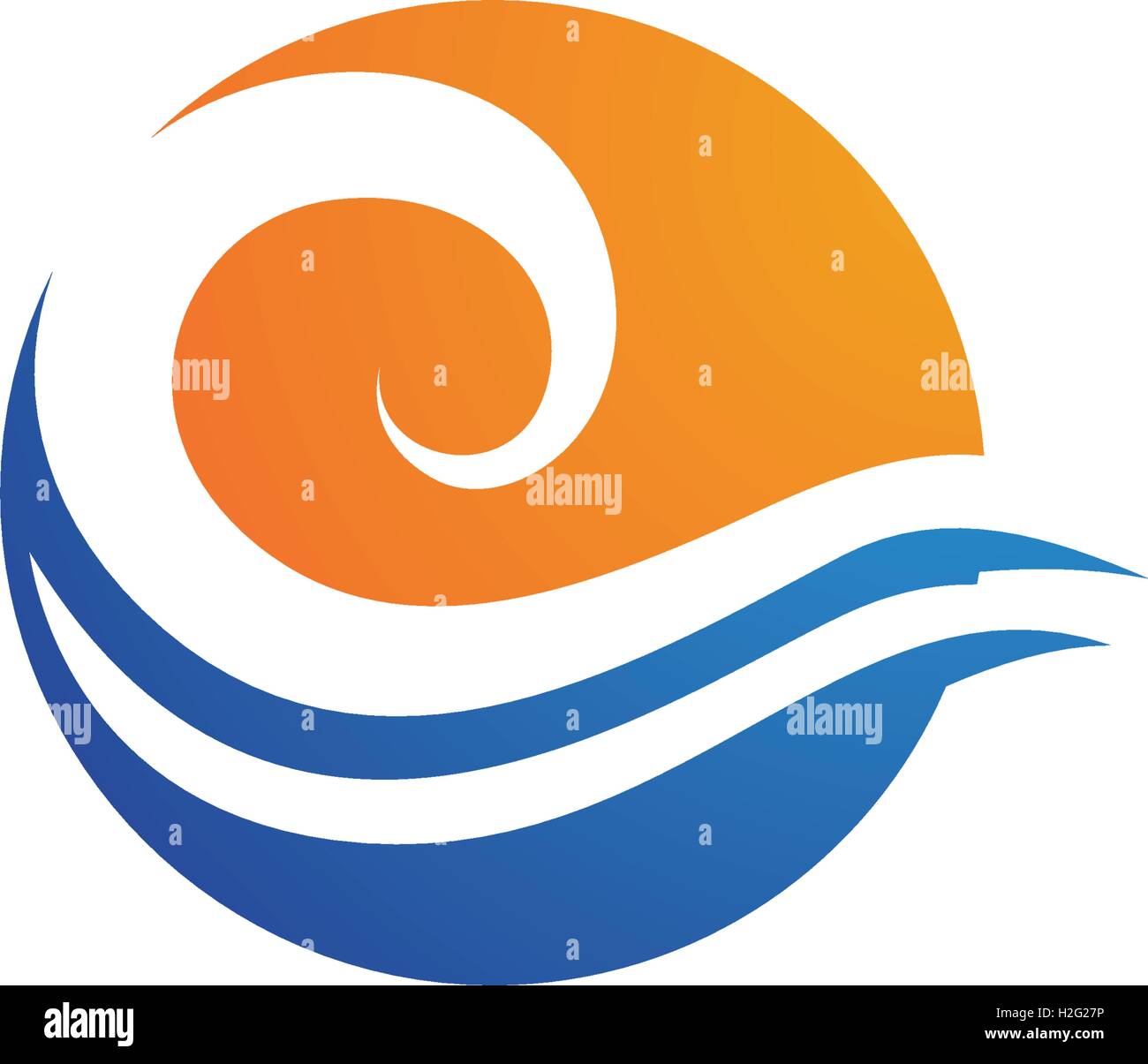 Water wave Logo Template Stock Vector Image & Art - Alamy
