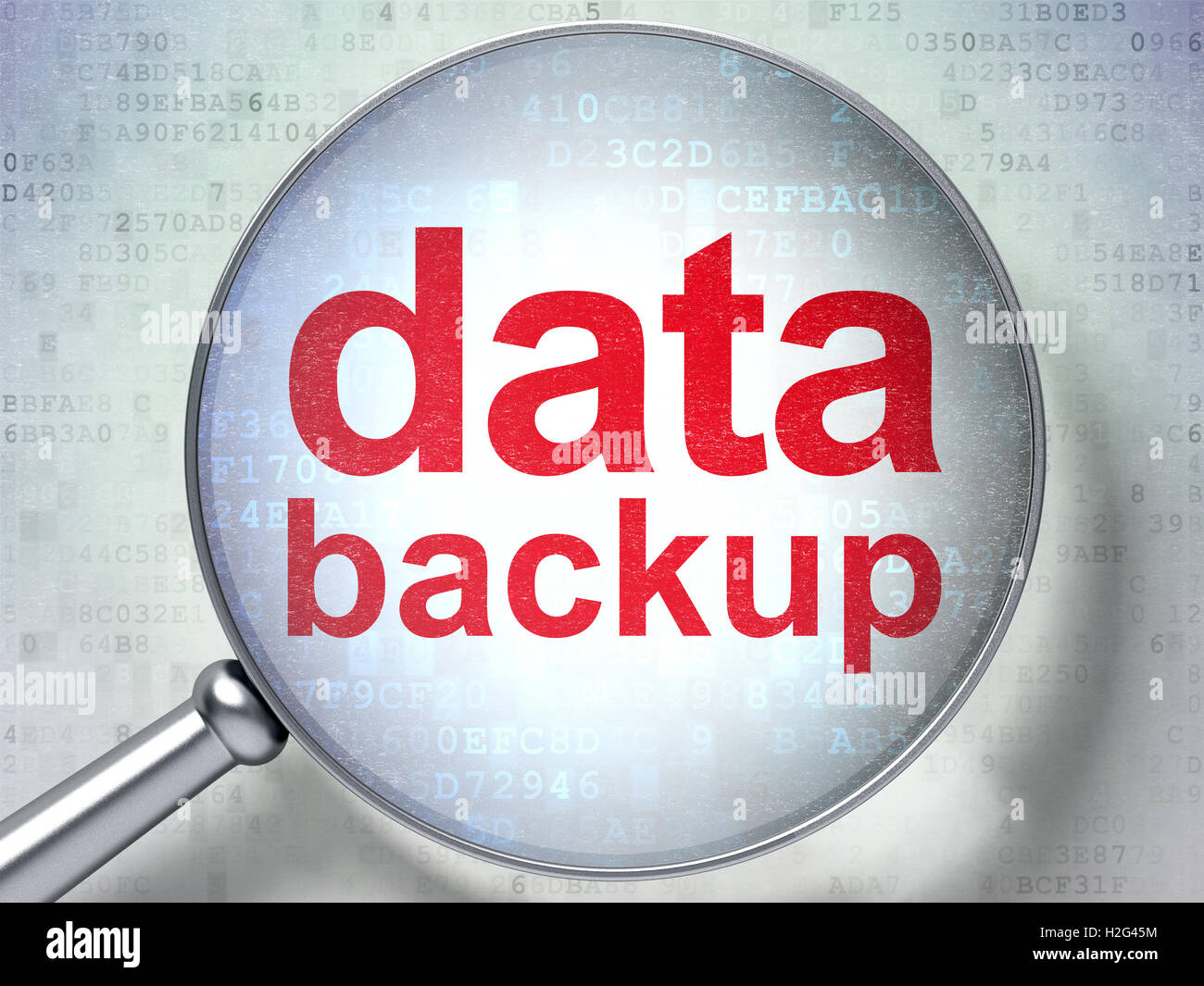 Data concept Data Backup with optical glass Stock Photo Alamy