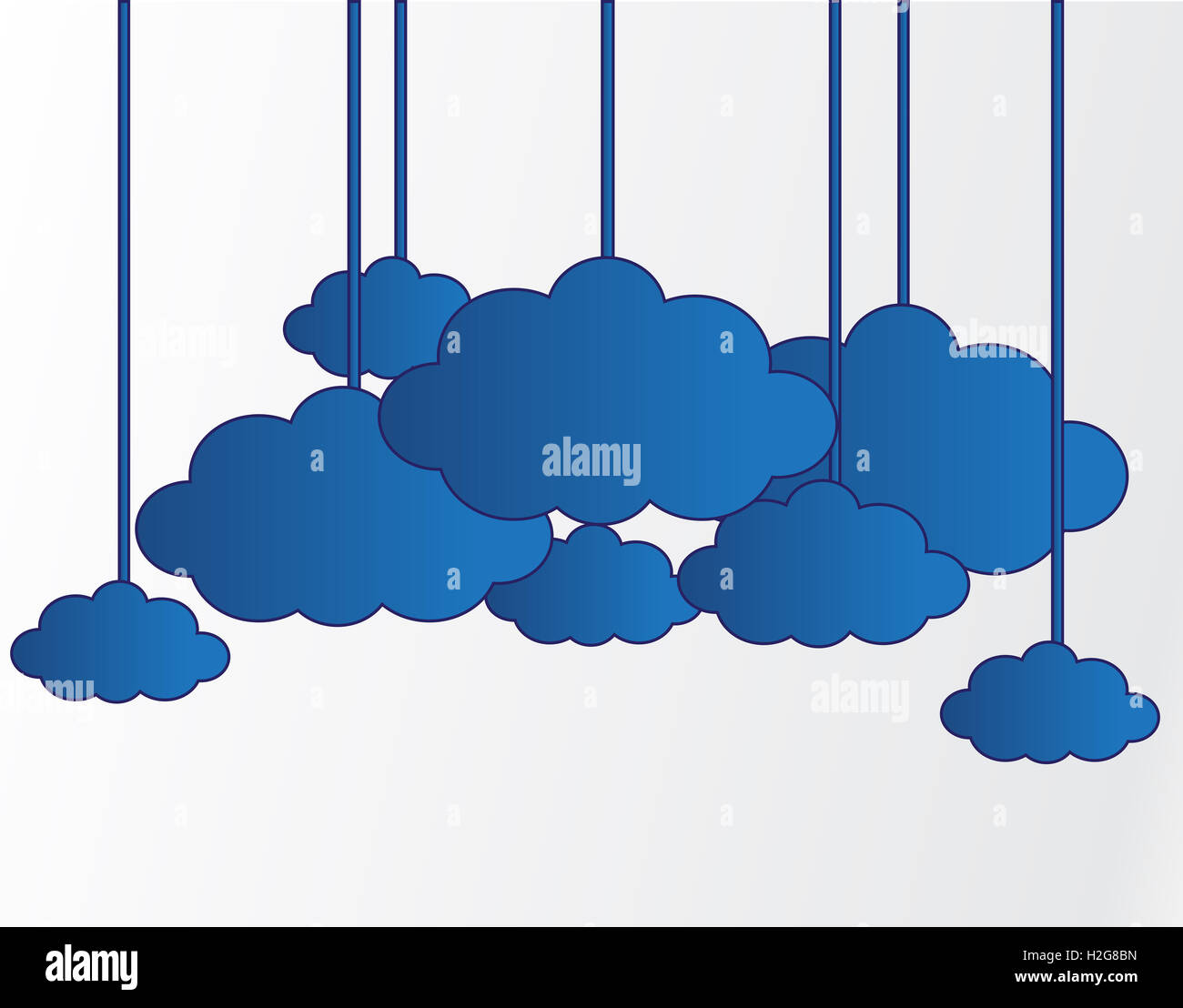 Vector cloud icon in hi-res stock photography and images - Alamy