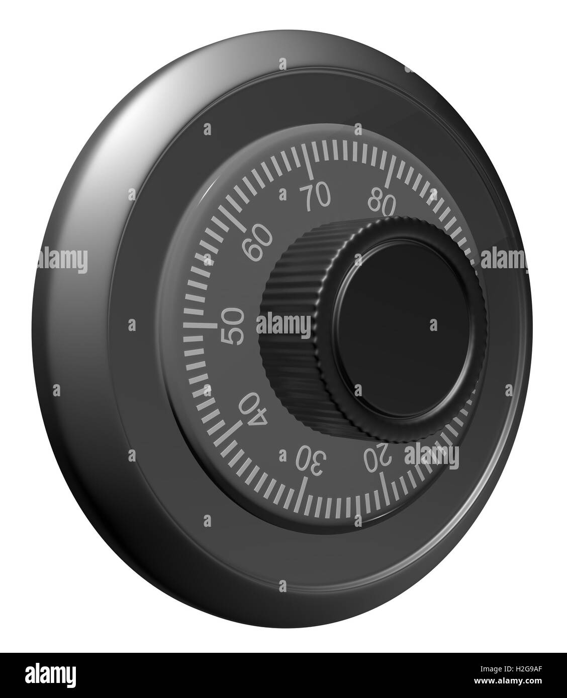 Safe combination lock. Knob with figures Stock Photo Alamy