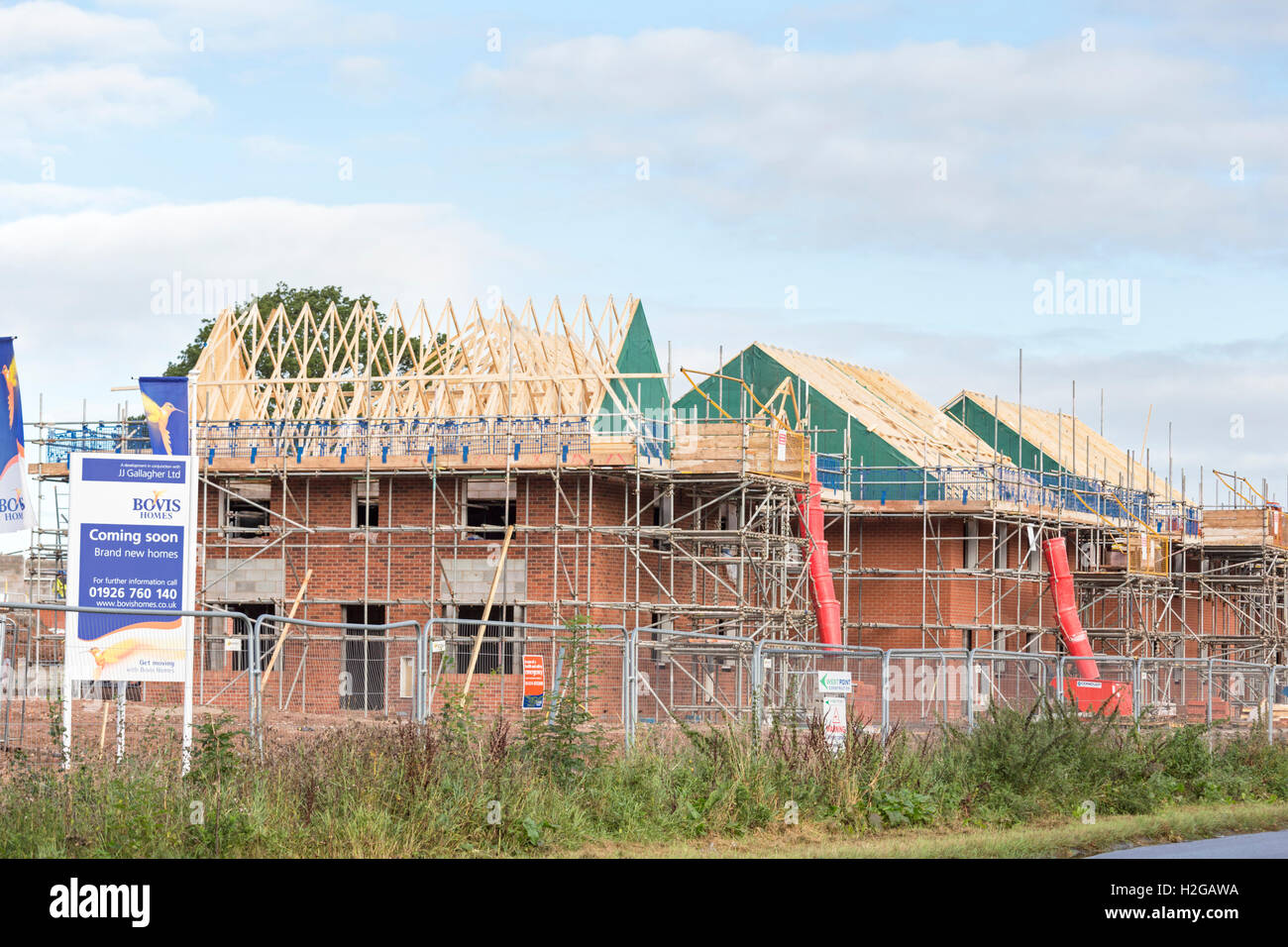 New housing by Bovis Homes, England, UK Stock Photo
