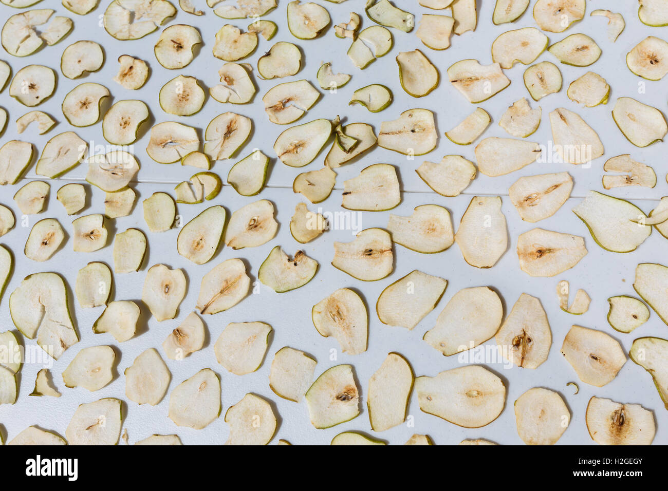 homemade Organic dried pear slice, healthy food Stock Photo Alamy