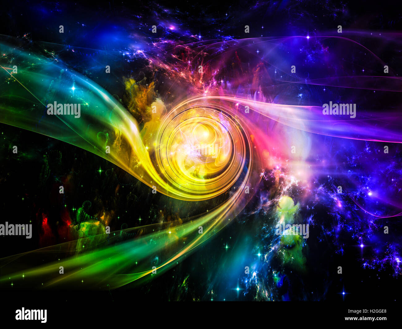 Vortex in Space Stock Photo Alamy
