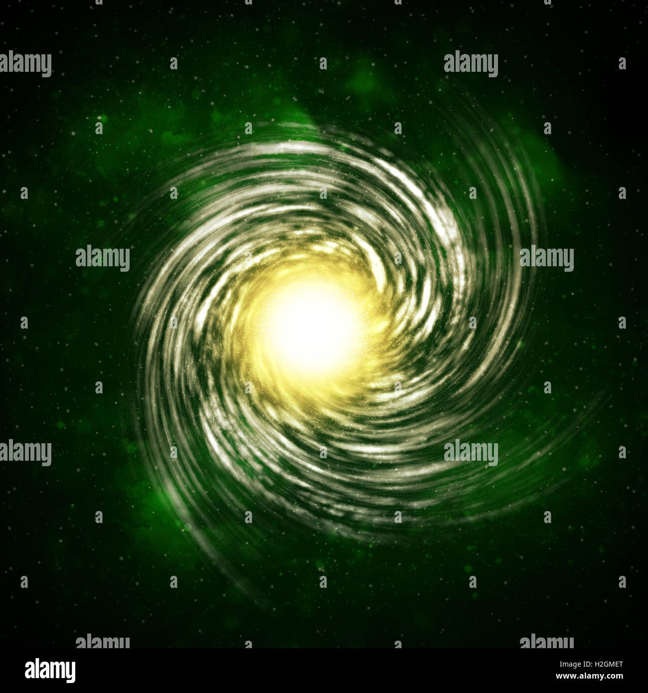 Illustration of a spiral galaxy Stock Photo - Alamy