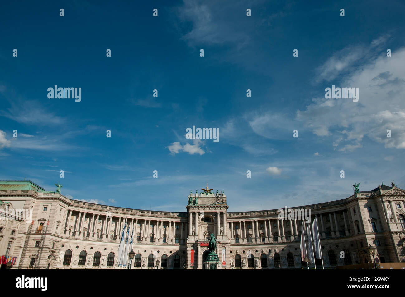 Austrian National Library - Vienna - Austria Stock Photo