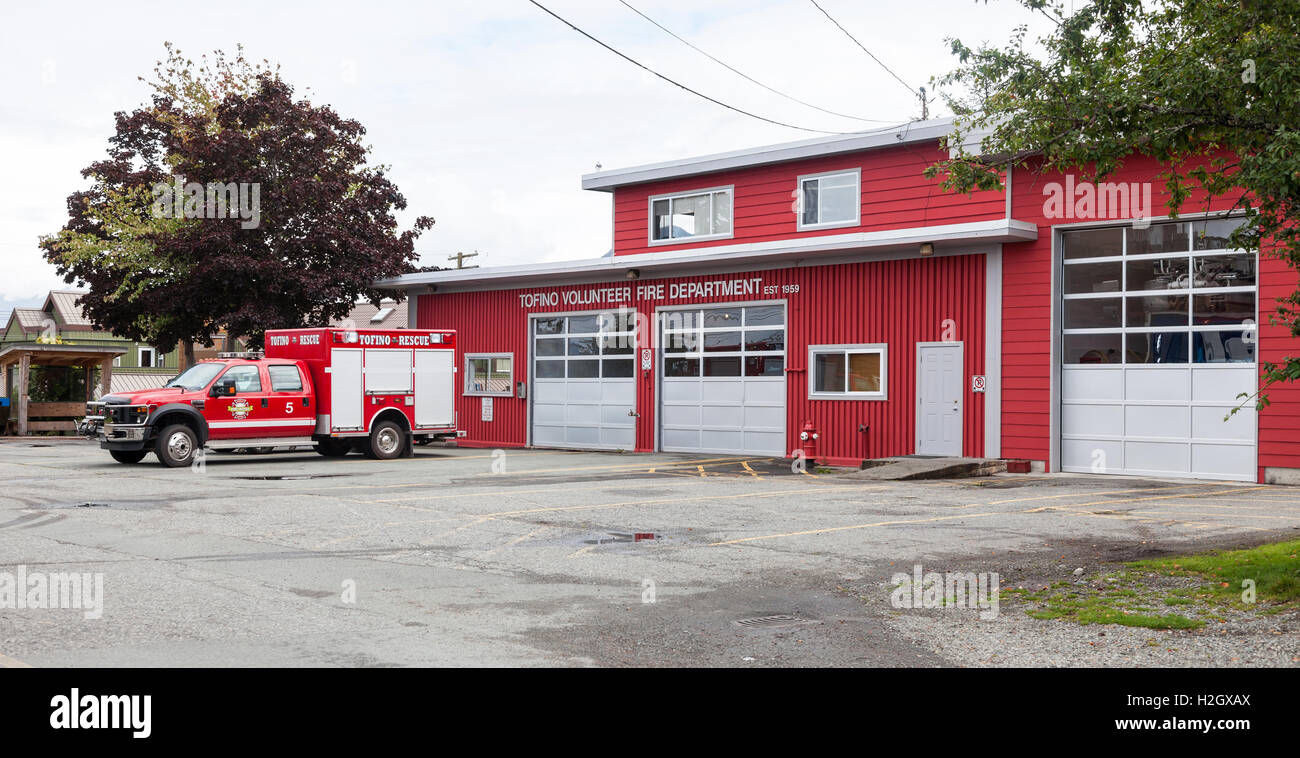 Tofino volunteer fire rescue department vancouver island in british