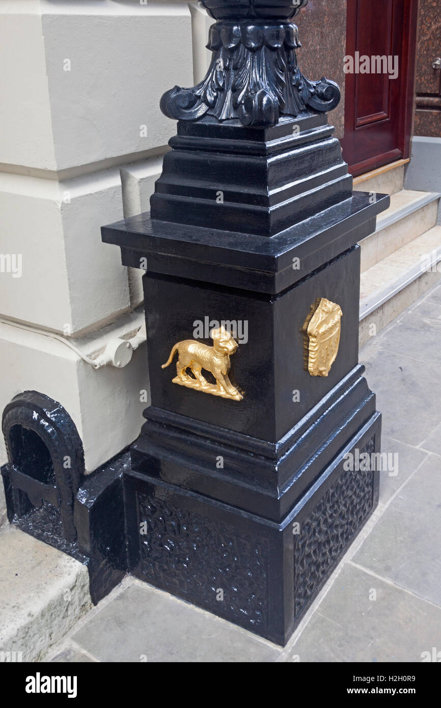 City of London Decoration on a lamp standard at Skinners' Hall on