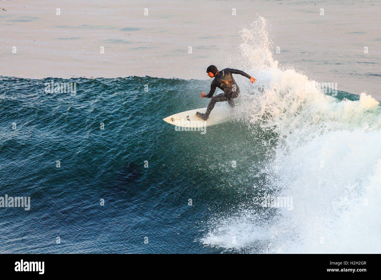 Surfing at Steamer Lane, Santa Cruz, California Stock Photo Alamy