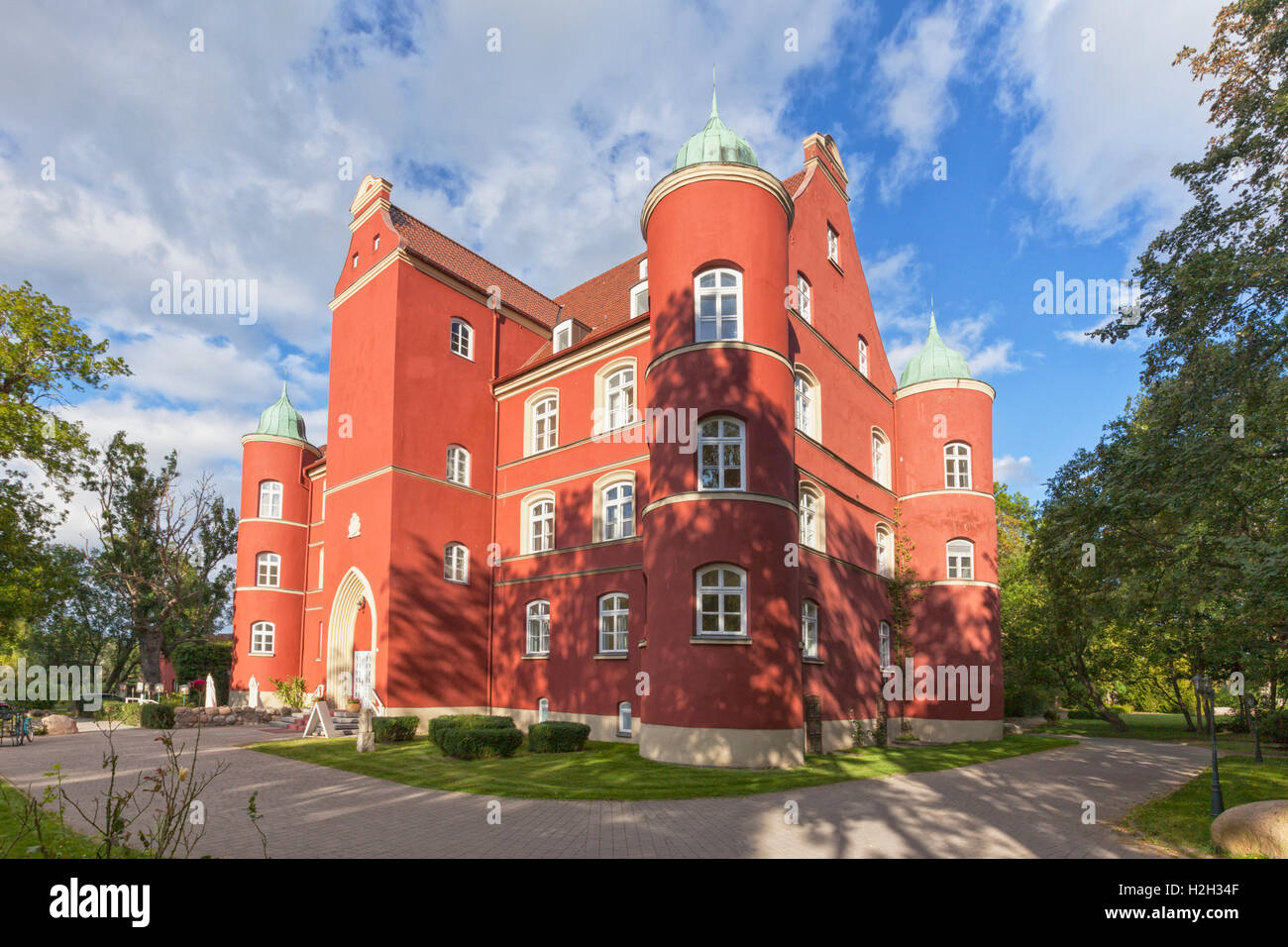 Spyker Castle at Glowe, Rügen, Germany Stock Photo