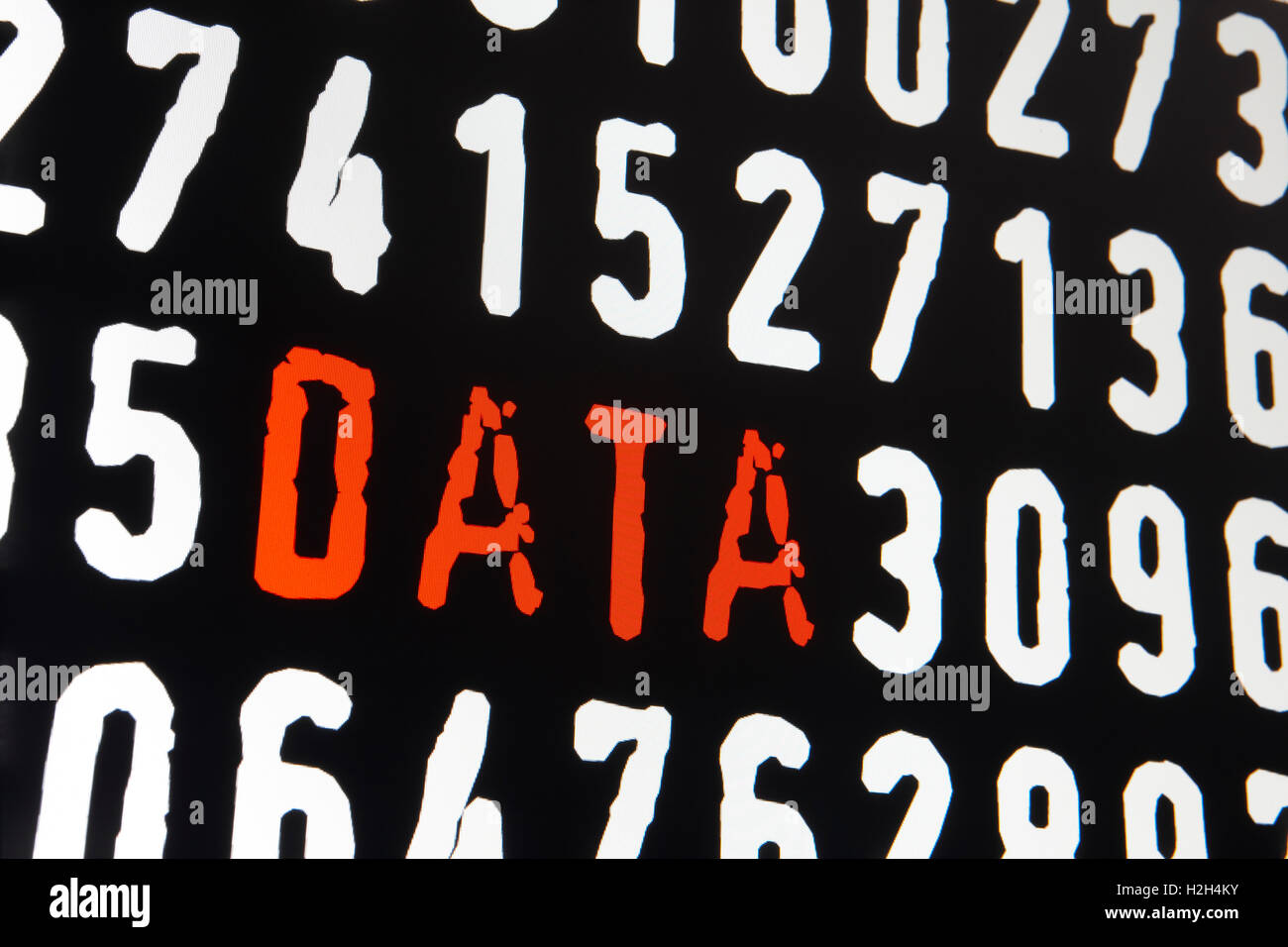 Computer Screen With Data Text On Black Background Horizontal Stock Computer Screen With Data Text On Black Background Horizontal Stock